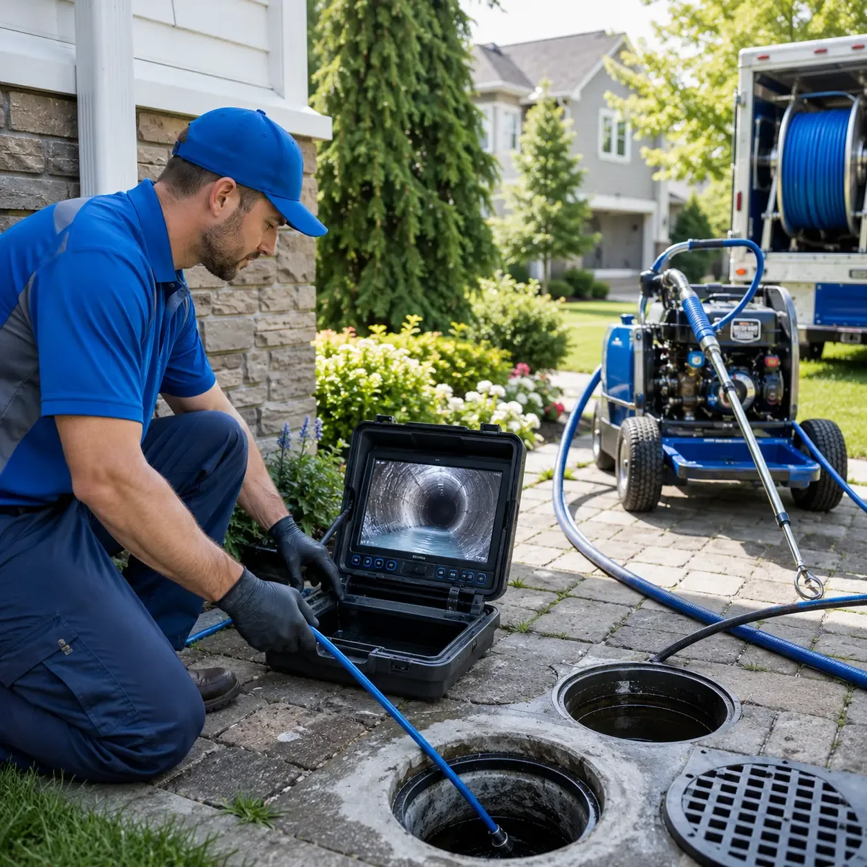 Outdoor drain cleaning professionals serving Riverside, TX